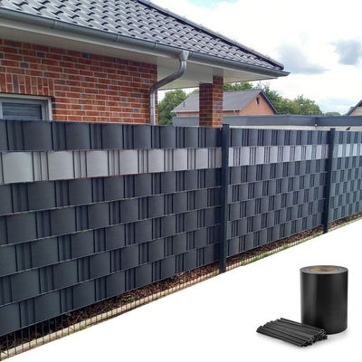 quality PVDF vinyl hekband 0,19*35m 0,19*50m PVC traplijn hek screen strip voor tuinbescherming factory