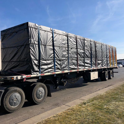 quality 20'x27' PVC Tarpaulin Stof Ultra Licht 14oz Vinyl Flatbed Cargo Tarp factory