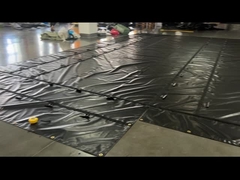 Waterdichte stof PVC bedekt zwart lonken stalen lonken voor flatbed trucks